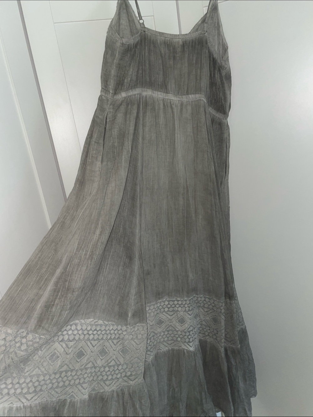 Torrid FESTI Boho Tiered Maxi Dress size O/ 12/L - Picture 10 of 10